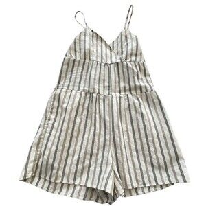 BCBGeneration Striped‎ Romper Shorts Size XS